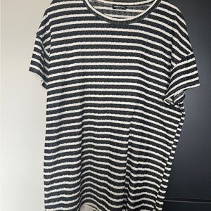 Black and White Striped Shirt